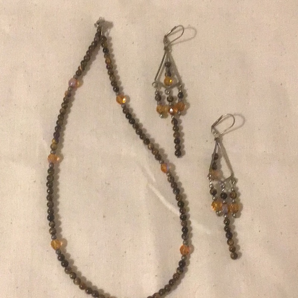 Earrings and Necklace Set